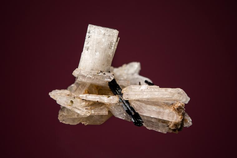 LEIFITE and AEGIRINE on ALBITE